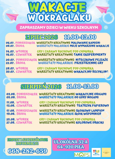 WAKACJE W OKRĄGLAKU