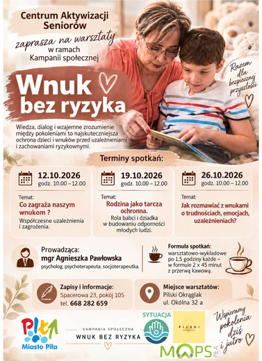 Warsztaty w ramach kampanii społecznej &bdquo;Wnuk bez ryzyka"