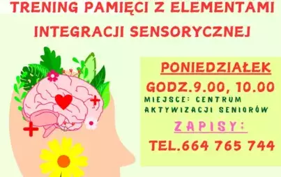 Zdjęcie do Trening pamięci z elementami integracji sensorycznej