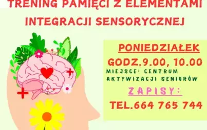 Zdjęcie do Trening pamięci z elementami integracji sensorycznej