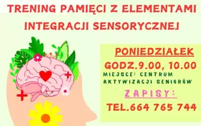 Zdjęcie do Trening pamięci z elementami integracji sensorycznej