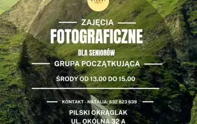Zdjęcie do Zajęcia fotograficzne dla senior&oacute;w|Grupa Fotograficzna &bdquo;Błysk&rdquo;