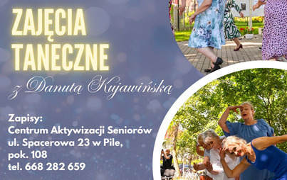 Zdjęcie do Zajęcia taneczne z Danutą Kujawińską