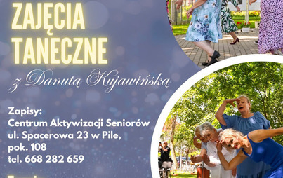 Zdjęcie do Zajęcia taneczne z Danutą Kujawińską