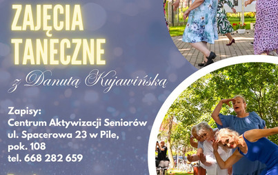 Zdjęcie do Zajęcia taneczne z Danutą Kujawińską