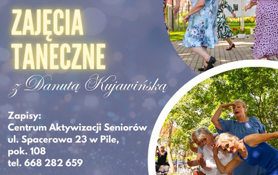 Zdjęcie do Zajęcia taneczne z Danutą Kujawińską
