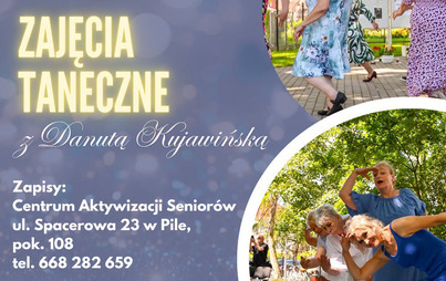 Zdjęcie do Zajęcia taneczne z Danutą Kujawińską