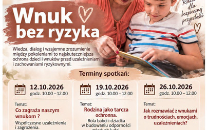 Zdjęcie do Warsztaty w ramach kampanii społecznej &bdquo;Wnuk bez ryzyka"