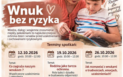 Zdjęcie do Warsztaty w ramach kampanii społecznej &bdquo;Wnuk bez ryzyka"