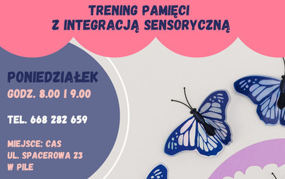 Zdjęcie do Trening pamięci z integracją sensoryczną