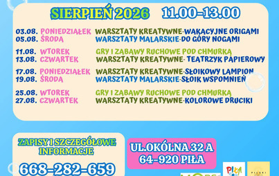 Zdjęcie do WAKACJE W OKRĄGLAKU|WARSZTATY KREATYWNE &ndash; WAKACYJNE ORIGAMI