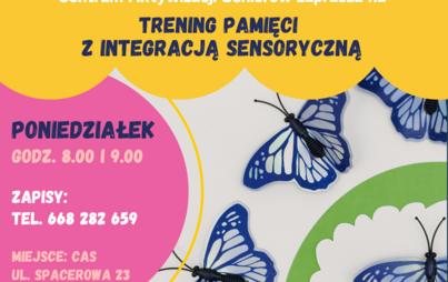 Zdjęcie do Trening pamięci z integracją sensoryczną