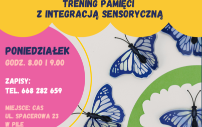 Zdjęcie do Trening pamięci z integracją sensoryczną