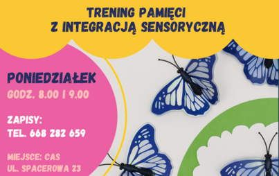 Zdjęcie do Trening pamięci z integracją sensoryczną